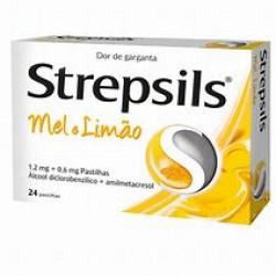 Strepsils Pastilha 24un Mel _ LimÃo