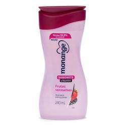 Sabonete LÍquido Monange Frutas Vermelhas 240ml