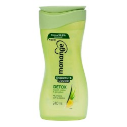 Sabonete LÍquido Monange Detox Capim LimÃo E Gengibre 240ml