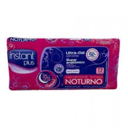 Absorvente Instant Plus Noturno 12un