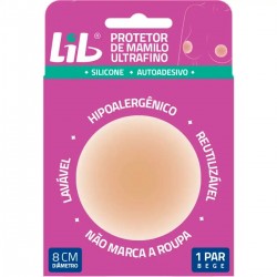 Lib Modelador De Seios Ultrafino Silicone Bege