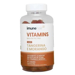 Vitamins Imunehair Tangerina E Morango 60un