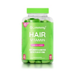 Suplemento Alimentar Gummy Hair Vitamin Goma MaÇÃ Verde 180g