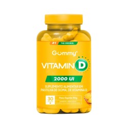 Suplemento Alimentar Gummy Vitamina D Abacaxi 90g
