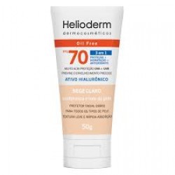 Protetor Solar Helioderm F Fps70 Oil Free Bege Claro 50g