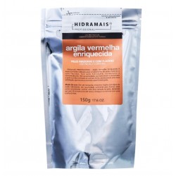 Argila Hidramais Enriquecida Vermelha 150g