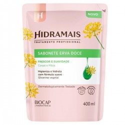 Sabonete LÍquido Hidramais Refil Erva Doce 400ml