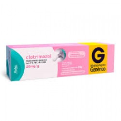 Clotrimazol 20mg/g Creme Vaginal 20g 3 Aplicadores Gen.medle