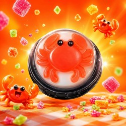 Bala De Gelatina Gummy Mania Siri 21g