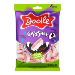Bala Docile Gelatines Dentes Vampiro 80g