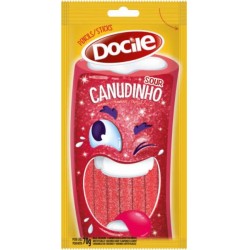 Bala Docile Canudinho Morango CÍtrico 70g