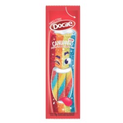 Bala Docile Canudinho Color Morango CÍtrico 15g