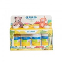 Kit Granado Viagem BebÊ Shampoo Suave 60ml + Condicionador BebÊ 60ml + Sabonete De Glicerina 60ml + Hidratante BebÊ 60ml