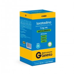 Loratadina 1mg/ml Xpe 100ml Gen.cimed