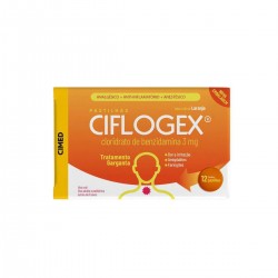 Ciflogex Pastilha 12un Laranja