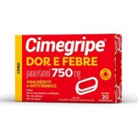 Cimegripe Dor E Febre 750mg 20cpr