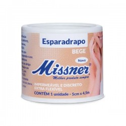 Esparadrapo Missner ImpermeÁvel Bege 5cm X 4,5m
