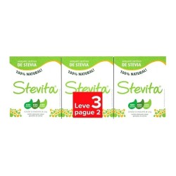 AdoÇante Stevita SachÊ 100% Natural Leve 3 Pague 2 0,6g