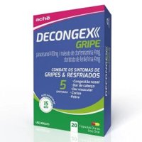 Decongex Gripe 400+4+4mg 20 CÁpsulas Dura