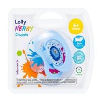 Chupeta Lolly Nenny Silicone Orto Azul Un Ref.4015-01