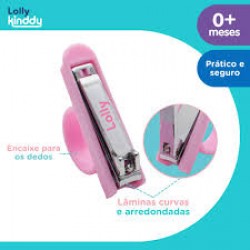 Cortador De Unhas Lolly Rosa 7310