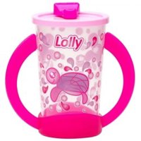 Copo Lolly Oceano Com AlÇa Rosa 350ml Ref.7106-00