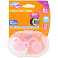 Chupeta Lolly Kinddy Star Dia Noite Mundo Bita Rosa 2un 5815