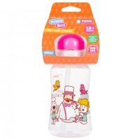 Copo Lolly Mundo Bita Com Canudo Feminino Rosa 330ml 7198