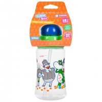 Copo Lolly Mundo Bita Com Canudo Masculino Azul 330ml 7198