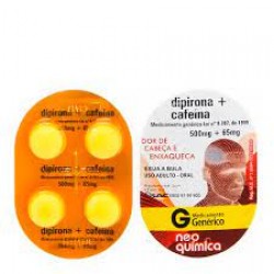 Dipirona Sodica + Cafeina 4cpr Gen.neo QuÍmica