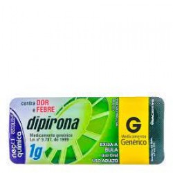 Dipirona Monoidratada 1g 4cpr Gen.neo QuÍmica (f)