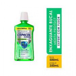 Enxaguante Bucal Cepacol Menta Protect +flÚor Lv500 Pg350ml