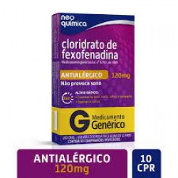 Fexofenadina 120mg 10cpr Gen.neo QuÍmica