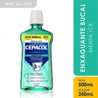Enxaguante Bucal Cepacol Menta Ice Zero Lv500ml Pg 350ml