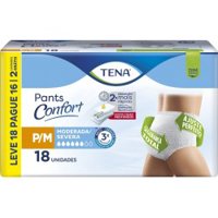 Roupa Íntima Tena Pants Confort P/m Leve 18 Pague 16un