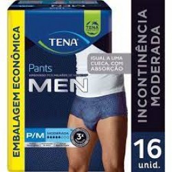 Roupa Íntima Tena Pants Men P/m 16un