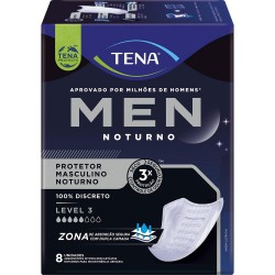 Absorvente Tena Mem Noturno Level 3 MÉdio 8un