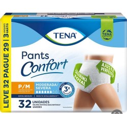 Roupa Íntima Tena Pants Confort P/m Leve 32 Pague 29un