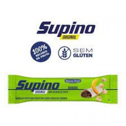 Barra De Cereais Supino Original Banana Choco Branco 24g