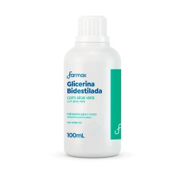 Glicerina Farmax Bidestilada Aloe Vera 100ml