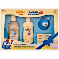 Kit Shampoo+condicionador+sabonete Galinha Pintadinha