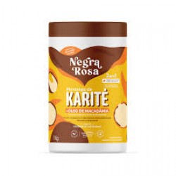 Creme Negra Rosa 2em1 Manteiga De KaritÉ E Óleo MacadÂmia 1kg