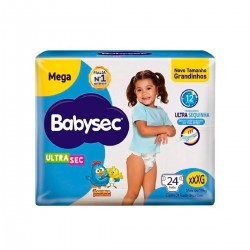 Fralda Babysec Ultra Mega Xxxg 24un