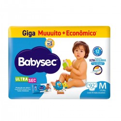 Fralda Babysec Ultra Giga M 92un