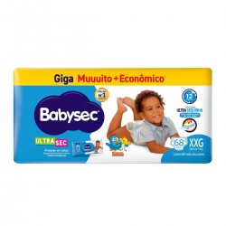 Fralda Babysec Ultra Giga Xxg 68un