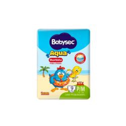 Fralda Babysec Aqua P/m 9un