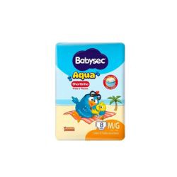 Fralda Babysec Aqua M/g 8un