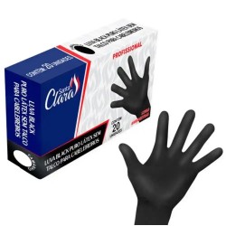Luva LÁtex Black Santa Clara Sem Talco G 20un