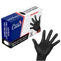 Luva LÁtex Black Santa Clara Sem Talco G 20un