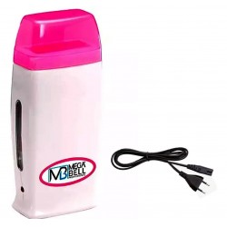 Parelho De DepilaÇÃo Mega Bell Matic Cera Rollon Branco E Rosa Ref.330